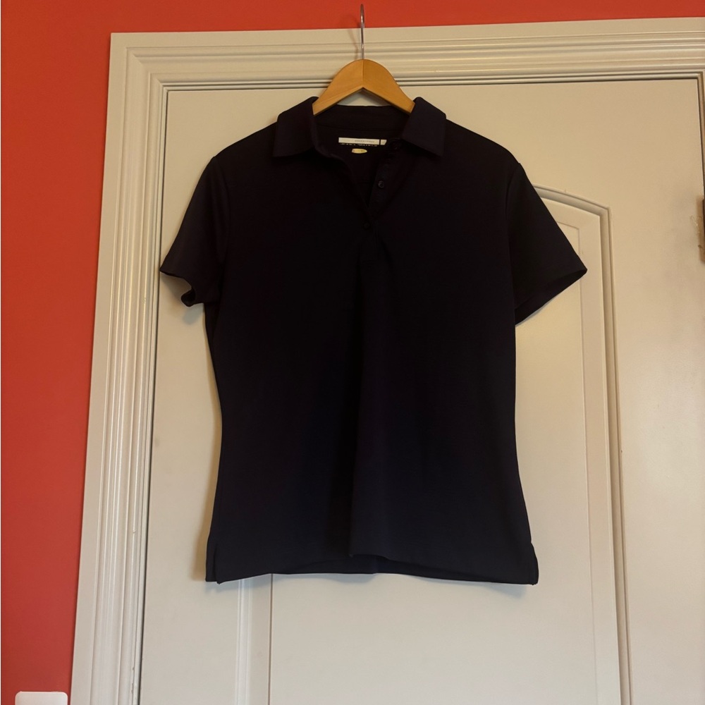 GREG NORMAN Women’s Size Large Golf Polo in Navy.